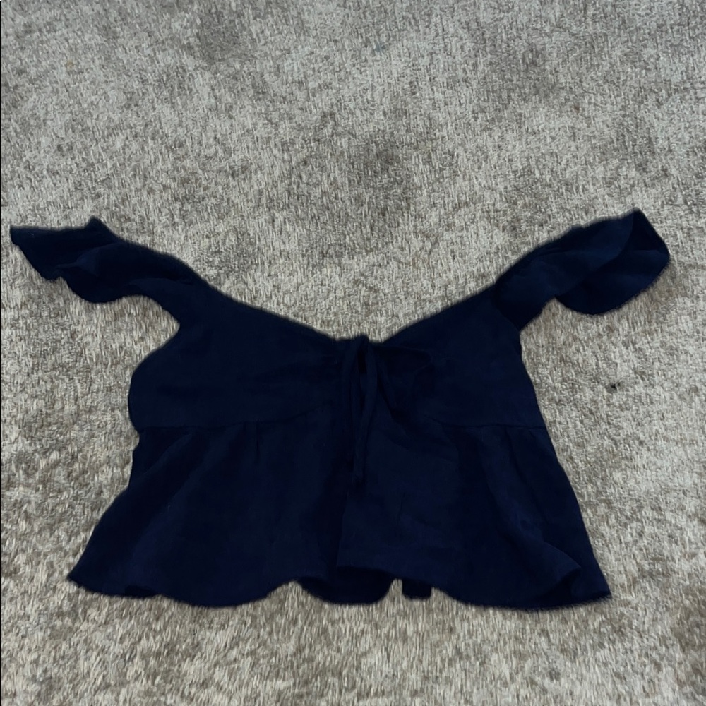 La Hearts Navy Blue Women's Top